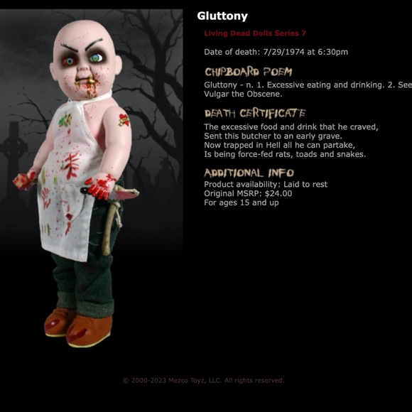 ORIGINAL Living Dead Dolls (Series Seven) - SEALED - Picture 12 of 14